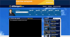 Desktop Screenshot of eltiempotv.com